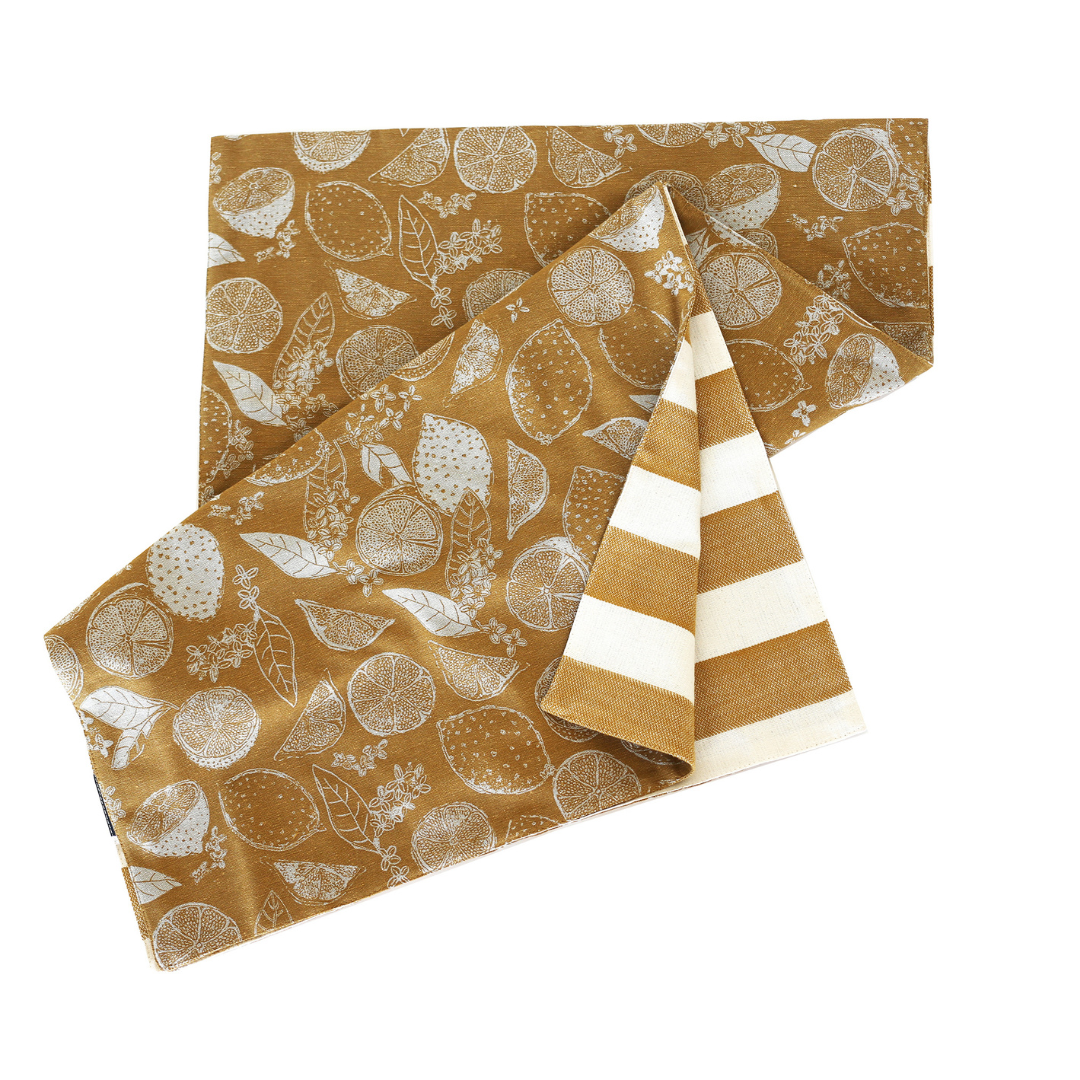 Lemon Marmalade Table Runner Golden Yellow