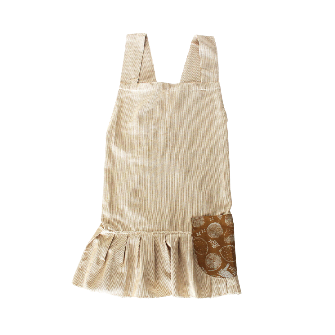 Lemon Marmalade Pinafore Apron Golden Yellow