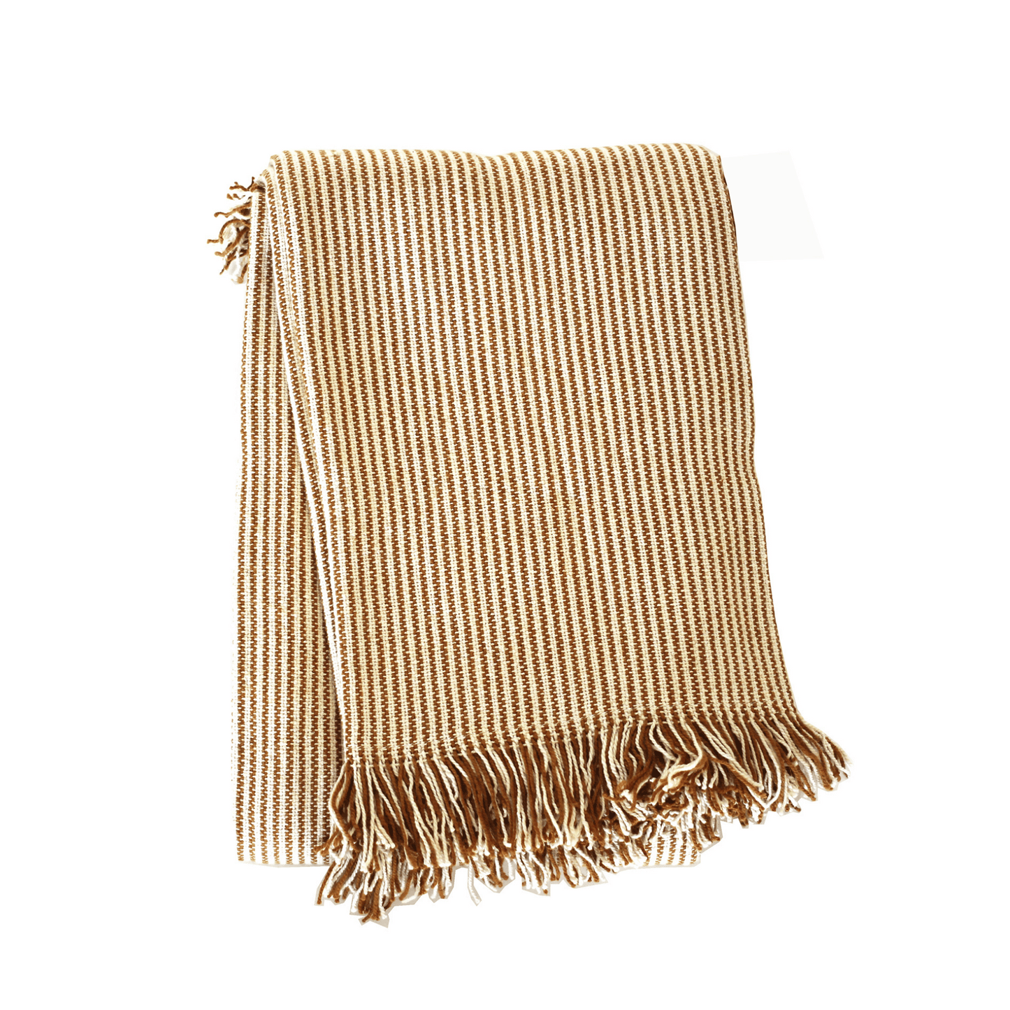 Pin Stripe Throw Golden Yellow 130x170