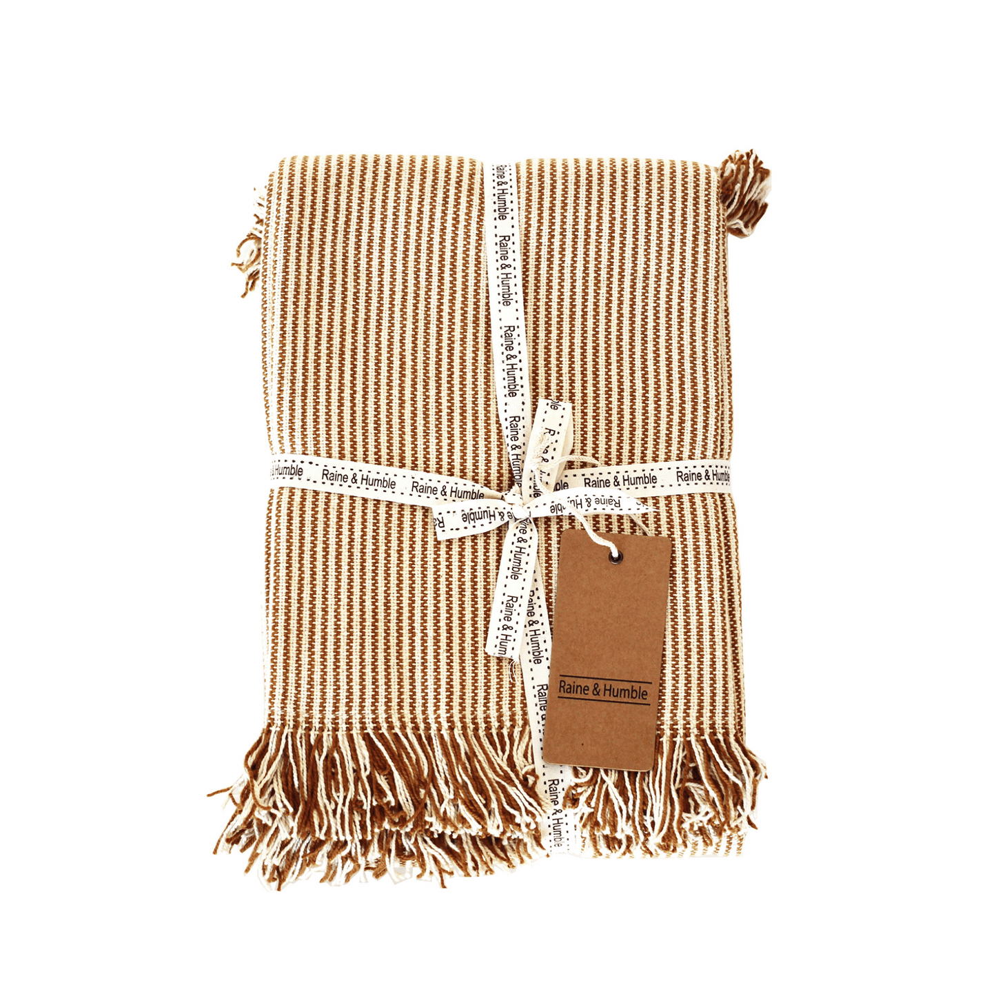 Pin Stripe Throw Golden Yellow 130x170