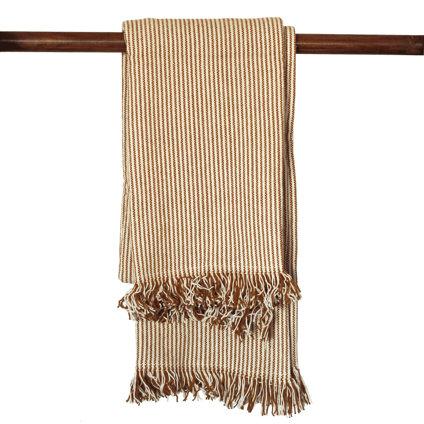 Pin Stripe Throw Golden Yellow 130x170