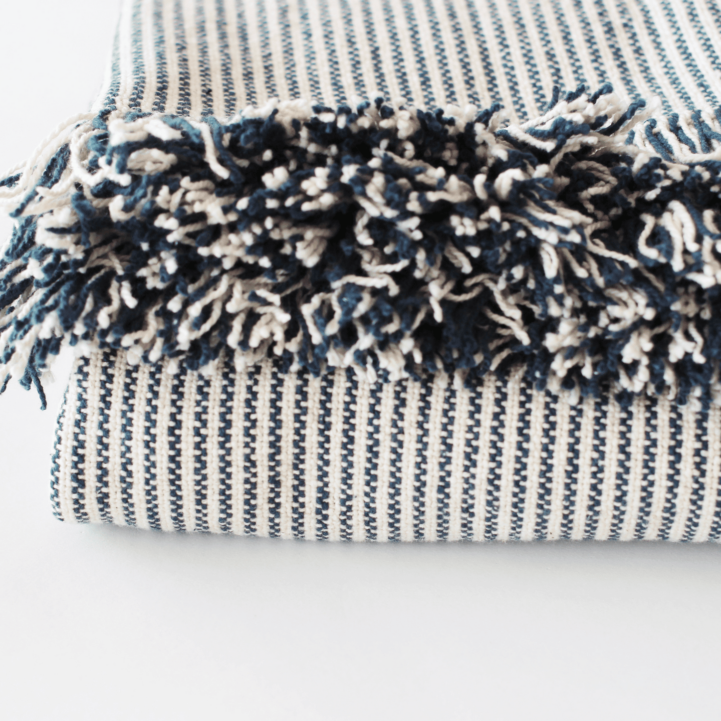 Pin Stripe Throw Dk Slate 130x170