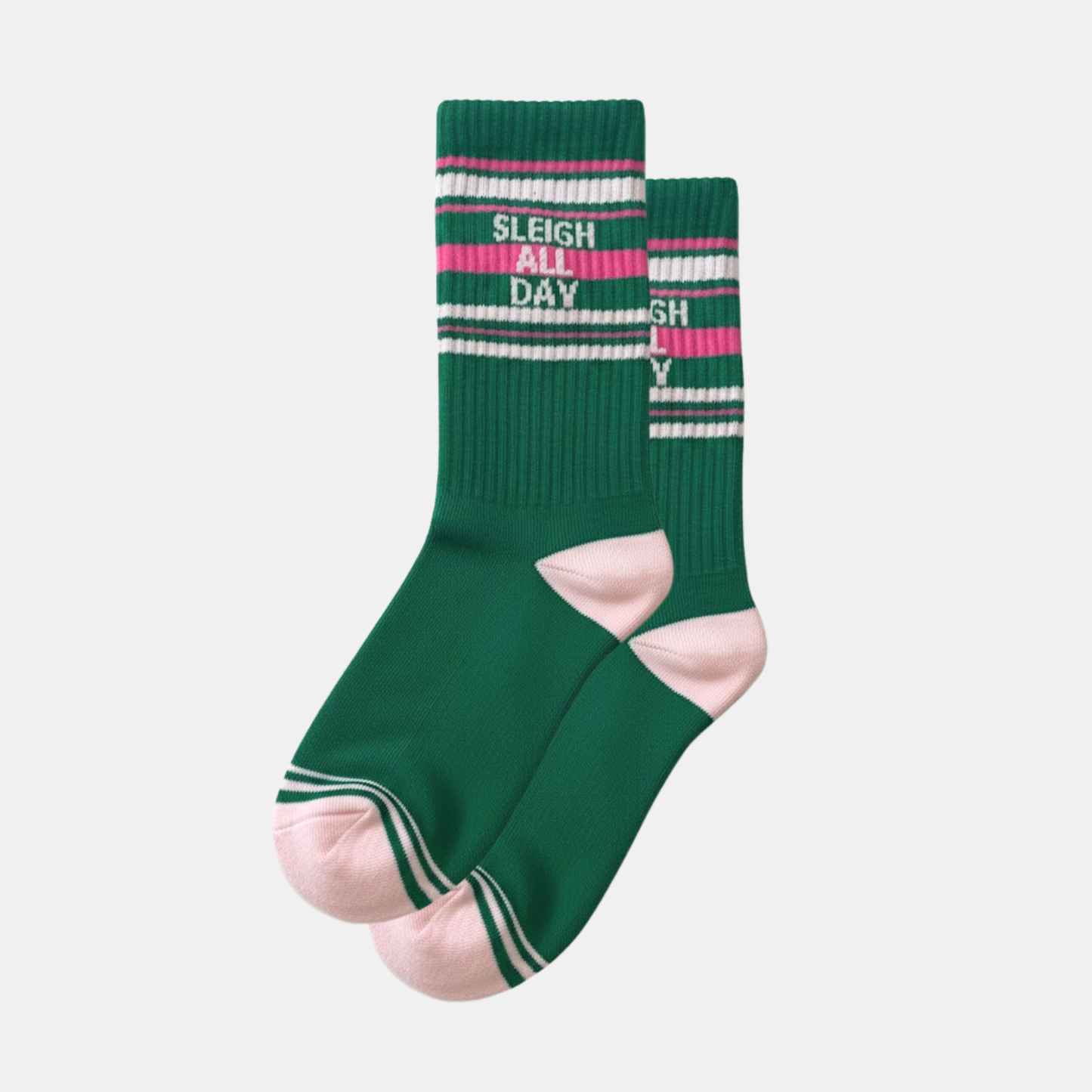 Socks - Green - Sleigh All Day