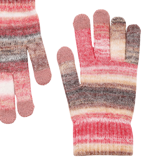 Noemi Glove - Rosewood Stripe
