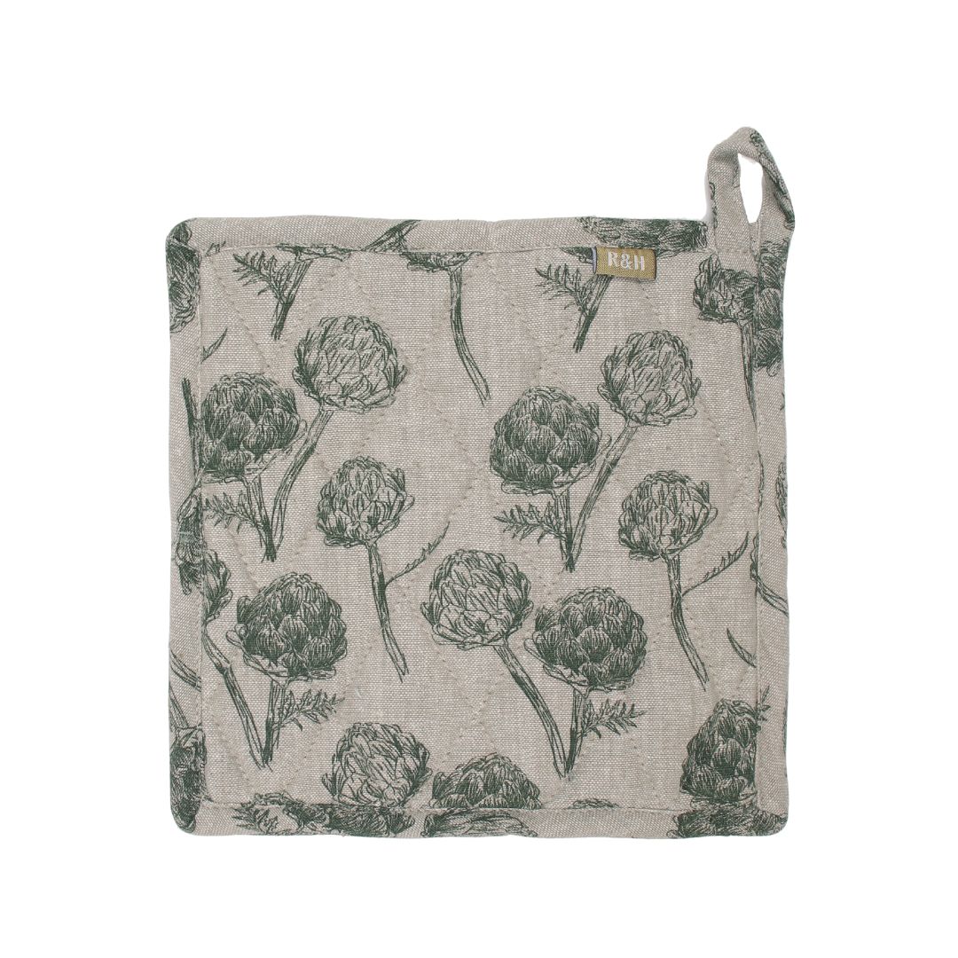 Artichoke Pot Holder Burnt Olive