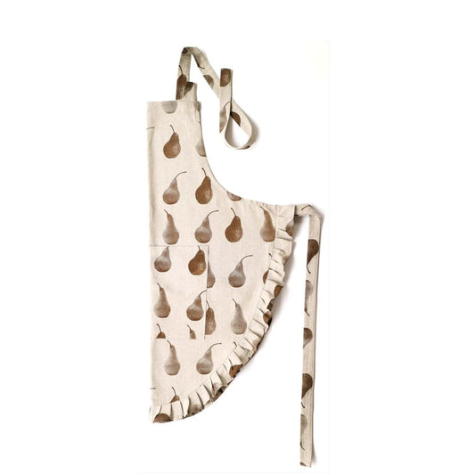 PEAR APRON EARTH 90x80cm