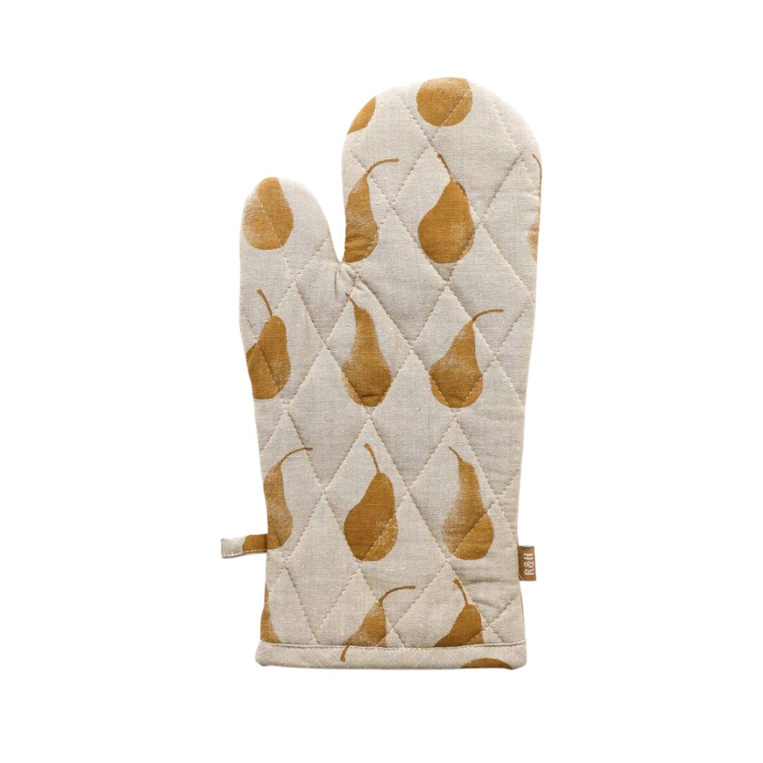 PEAR SINGLE OVEN GLOVE MUSTARD