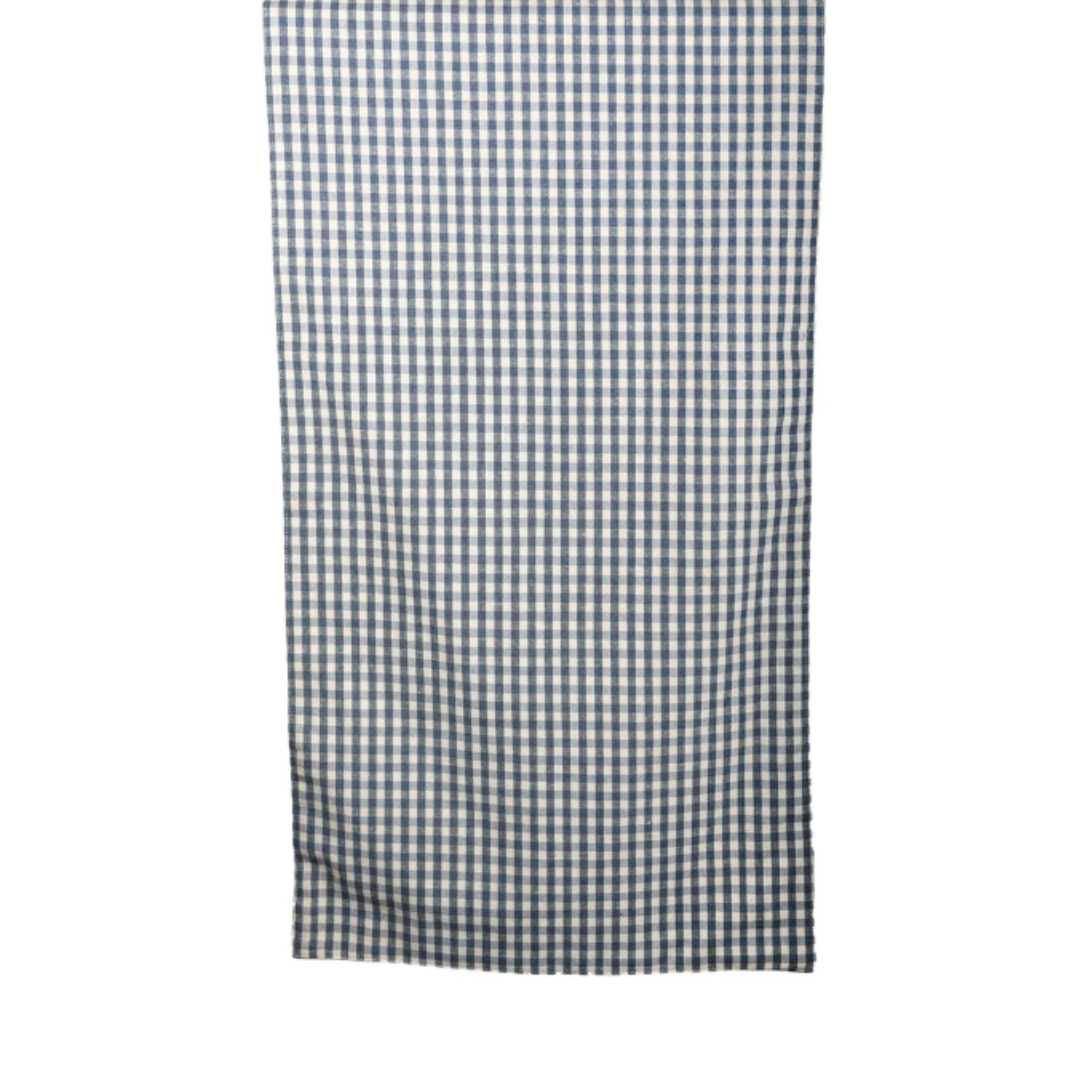 GINGHAM TABLE RUNNER BLUEBERRY