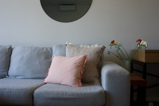 ABBY STRIPE CUSHION COVR 40X50CM TRRCTTA