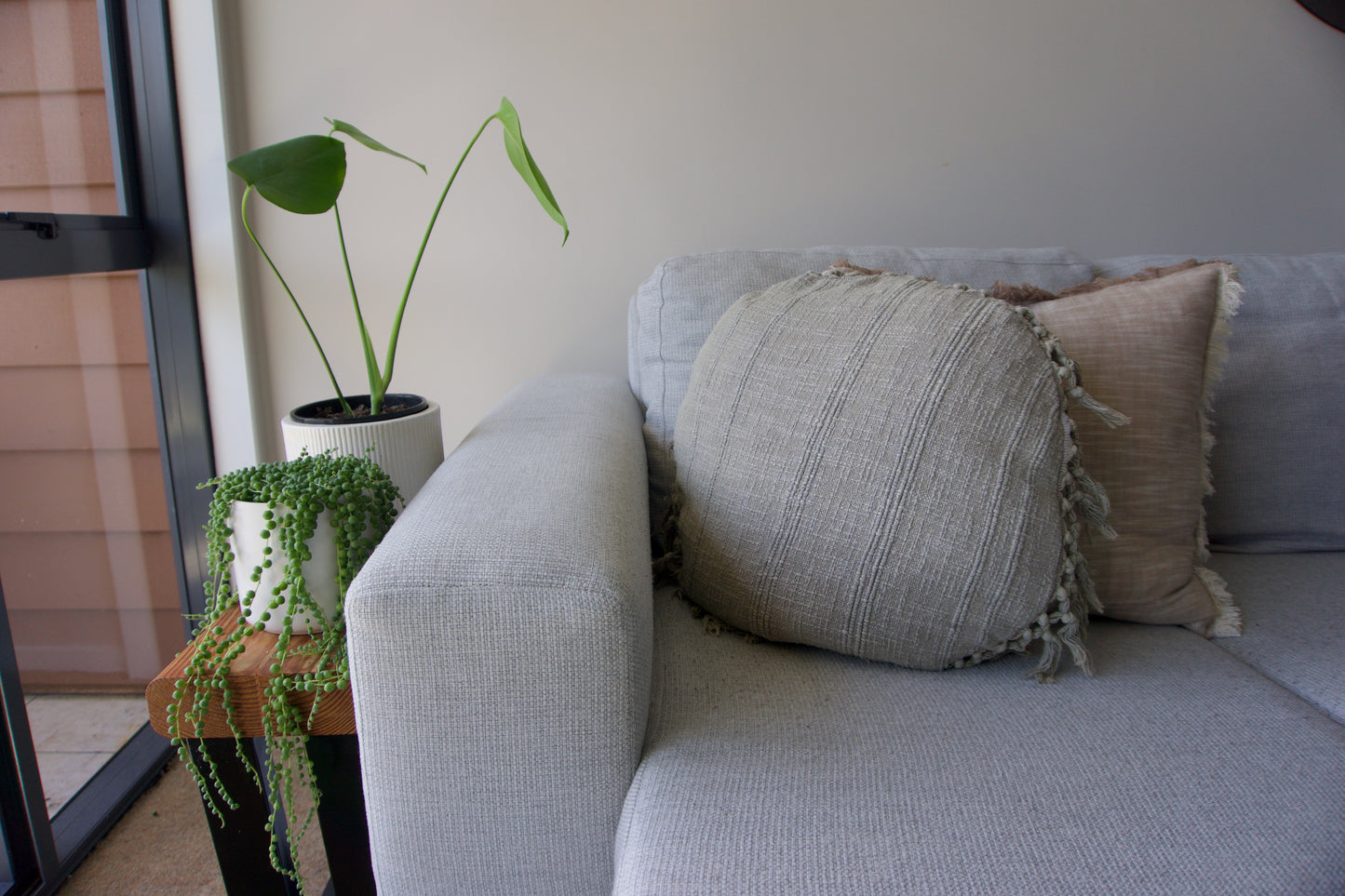 Round Kubu Cushion Sage