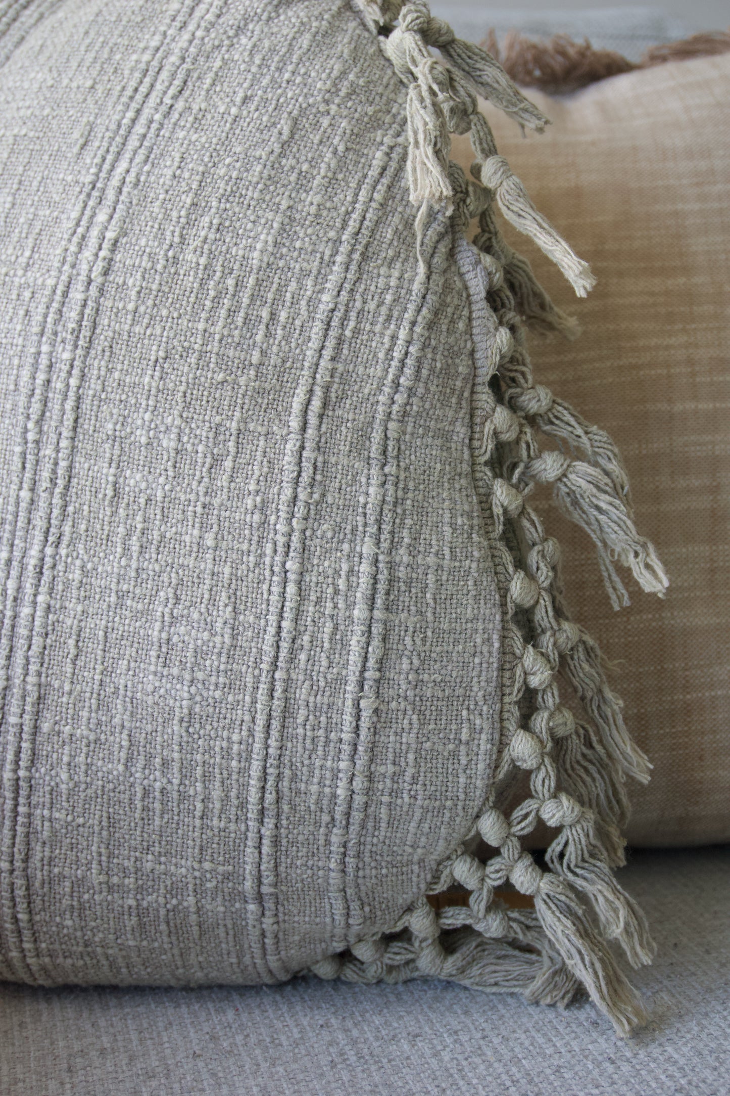 Round Kubu Cushion Sage