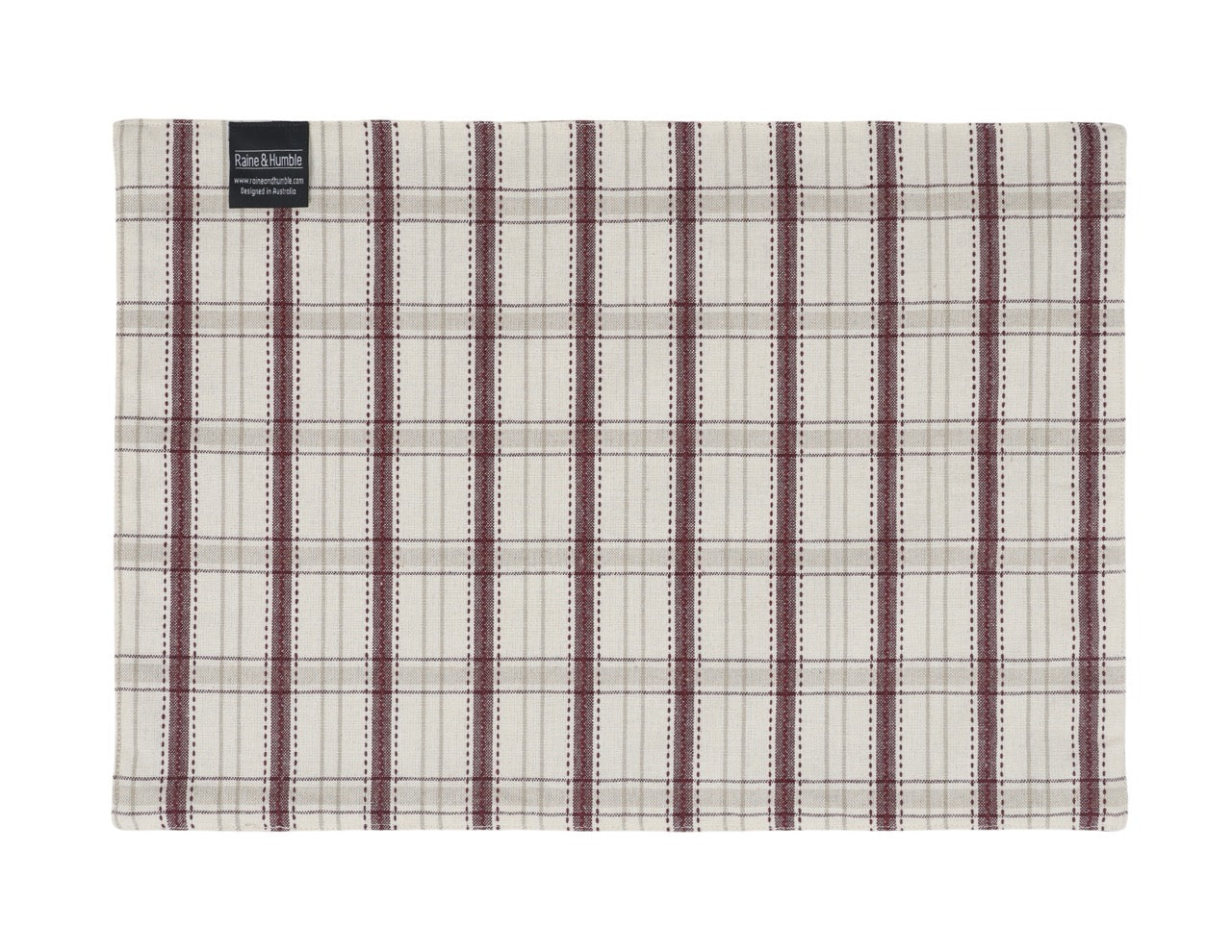 BERRY REVERSABLE PLACEMAT RED - S4