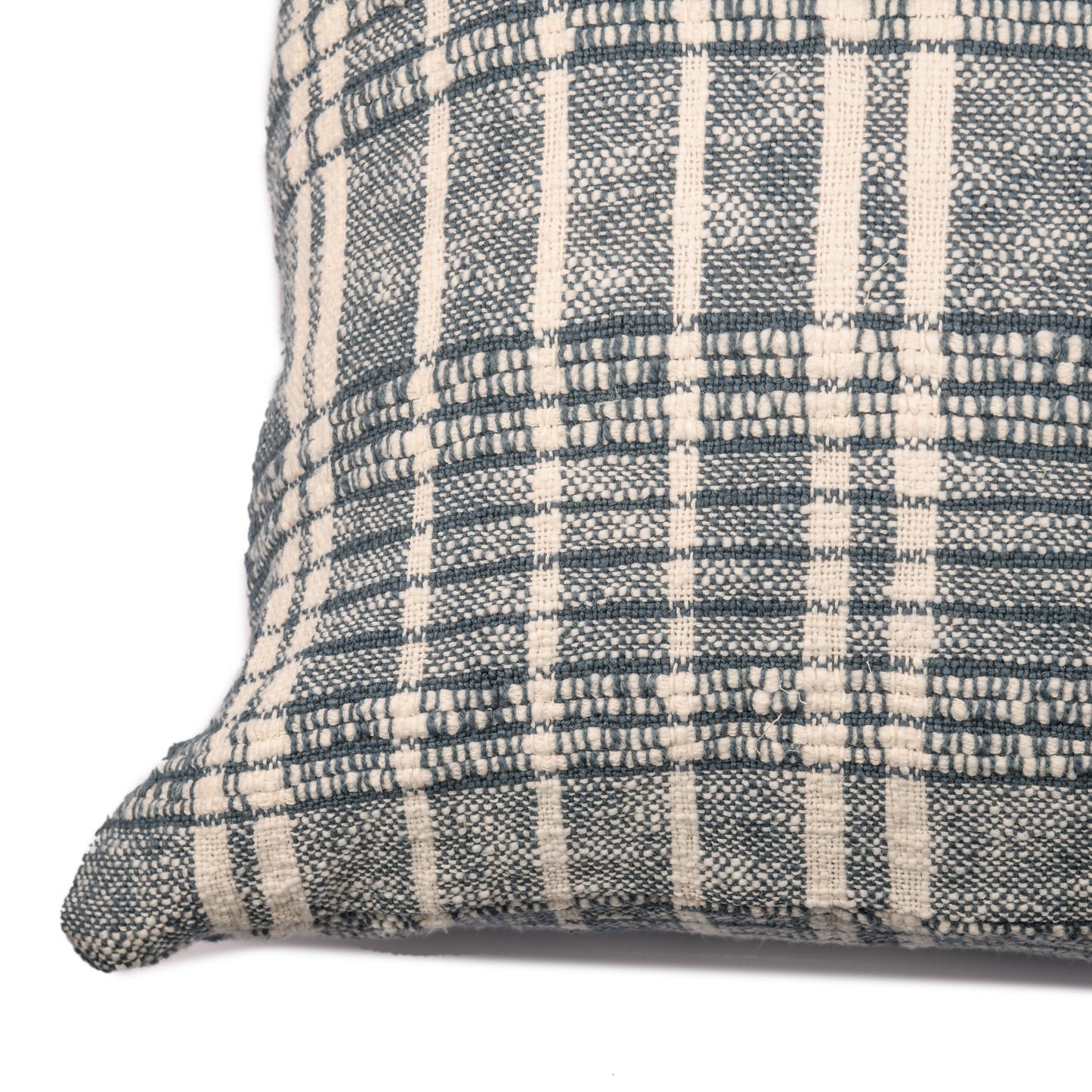 Heavy Check Cushion Blueberry 60x60cm