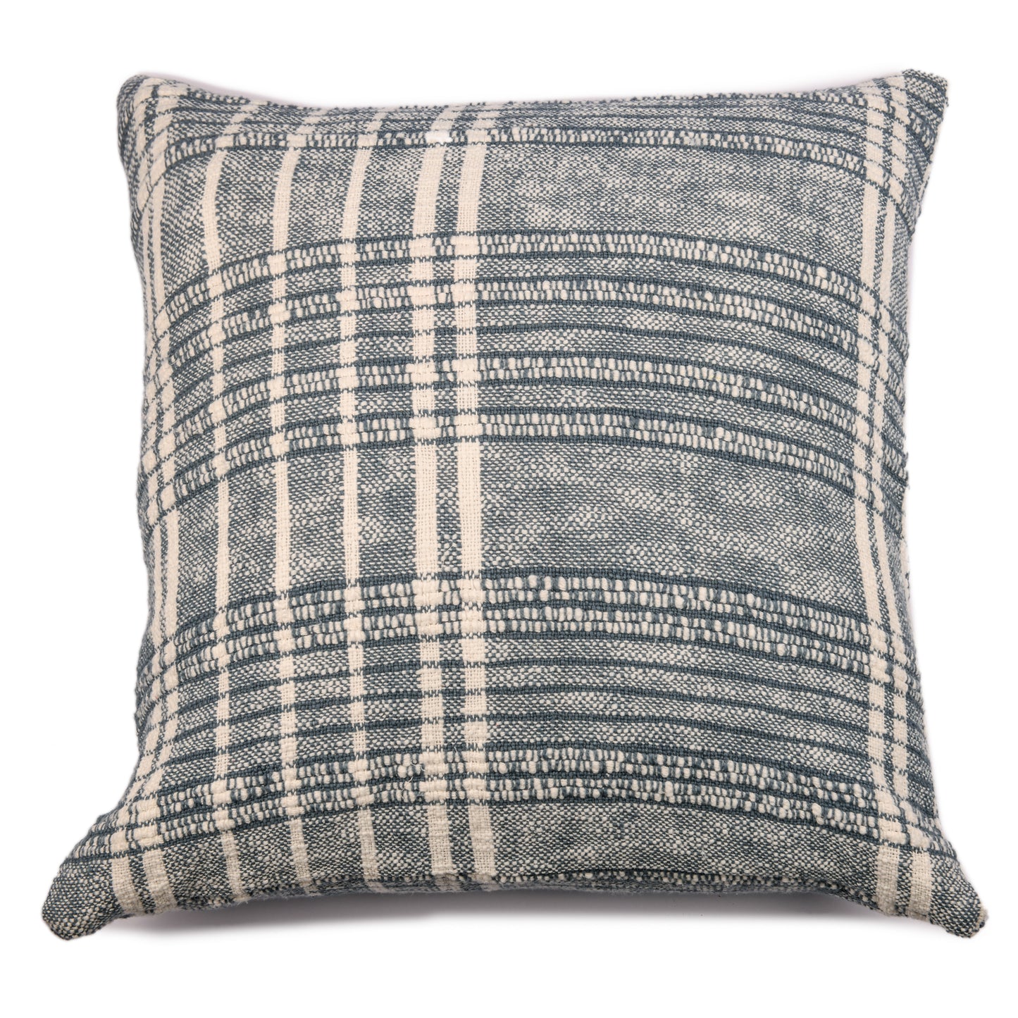 Heavy Check Cushion Blueberry 60x60cm