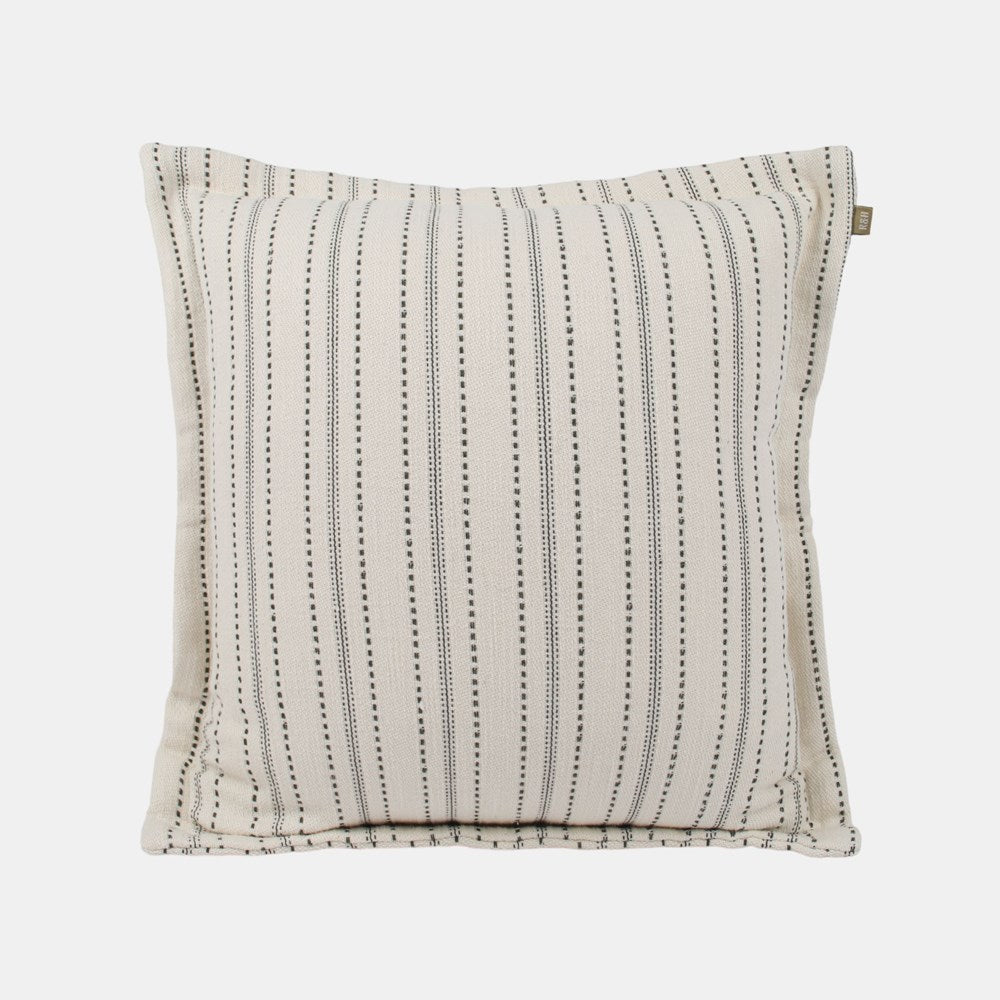 BERRY TEXTURED STRIPE CUSHION OLIVE 50x50CM