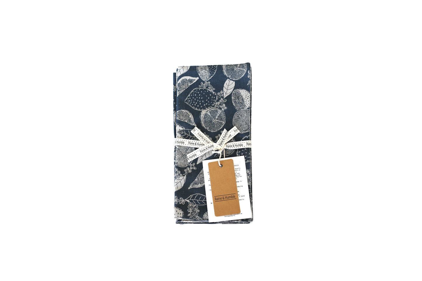 Lemon Marmalade Placemat Dk Slate S/4