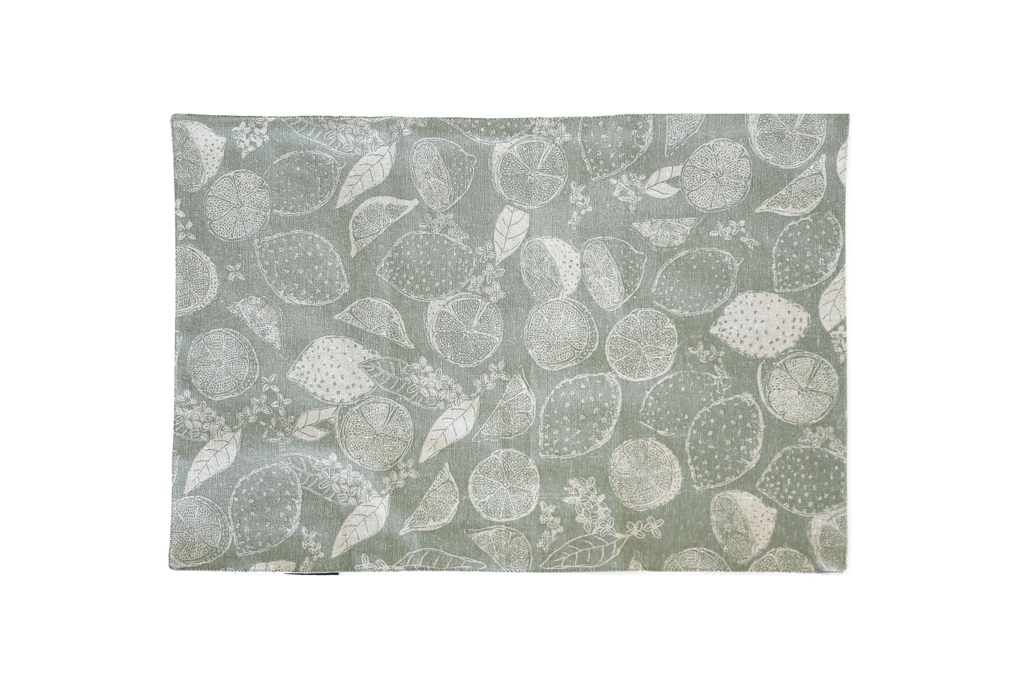 Lemon Marmalade Placemat Sage S/4