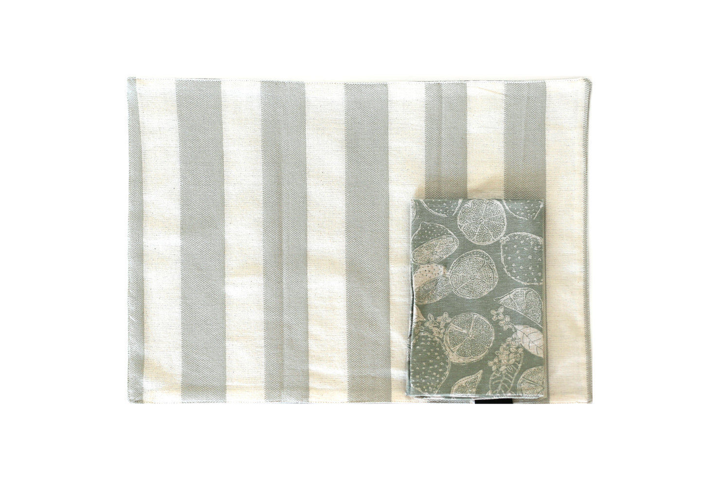 Lemon Marmalade Placemat Sage S/4