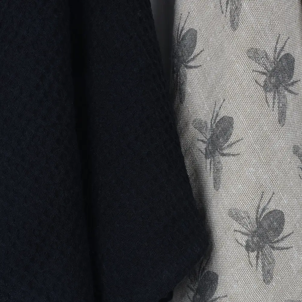 Everyday Range Tea Towel Pack of 2 - Charcoal