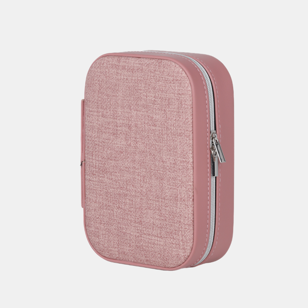 Bianca Jewellery Box - Dk Pink