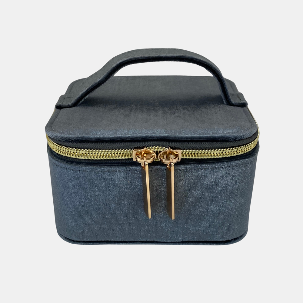 Evie Sq Jewellery Box - Gray
