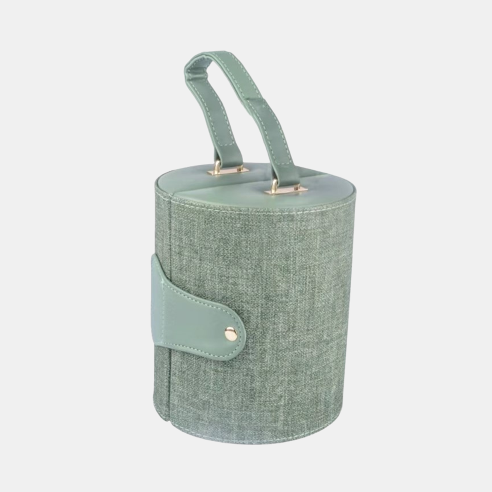 Avery Jewellery Box Round - Green