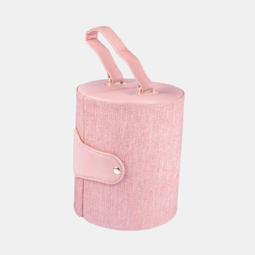 Avery Jewellery Box Round - Pink