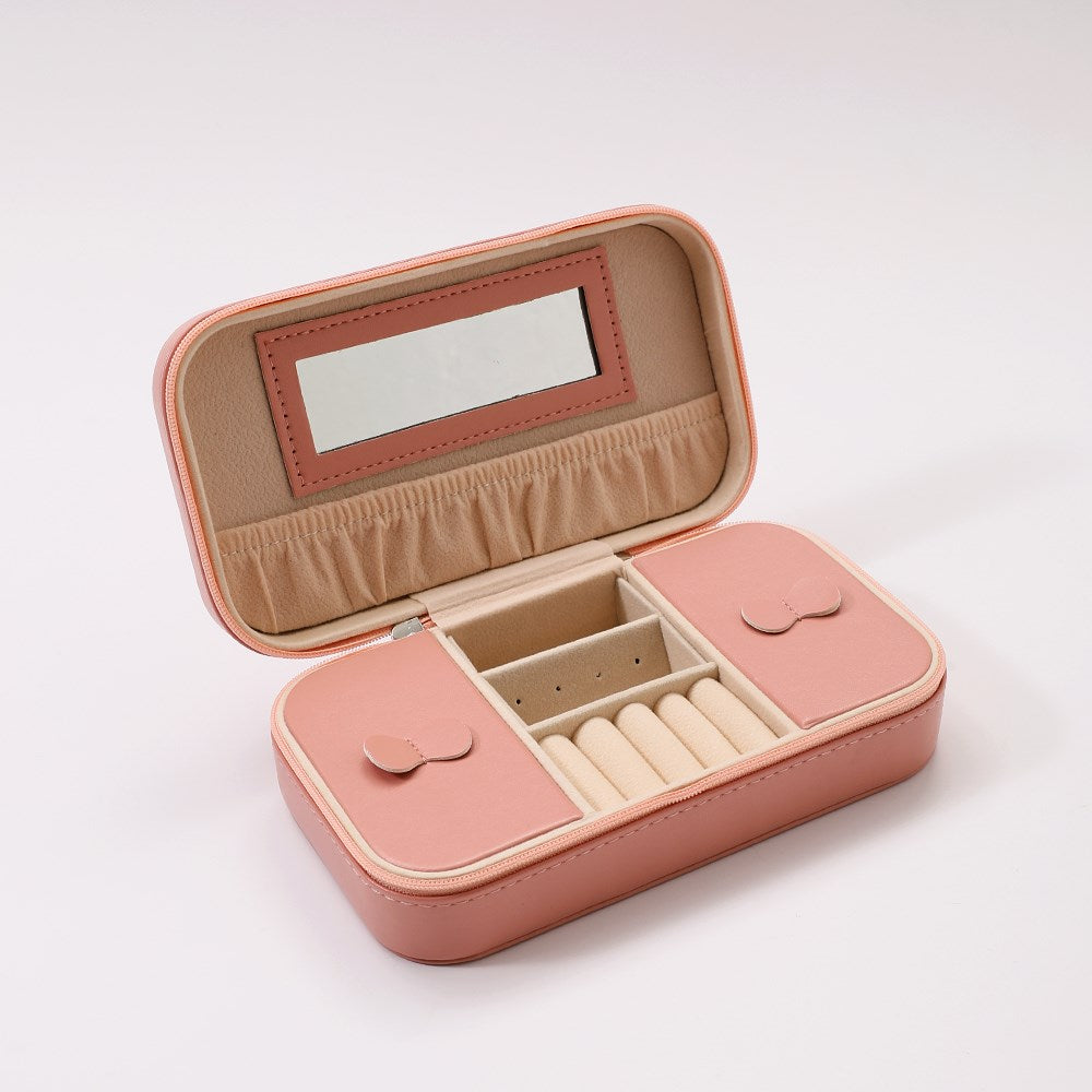 Ismay Rect Jewellery Box - Pink