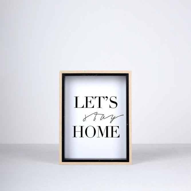 Photo Frame Wood/Black S/3