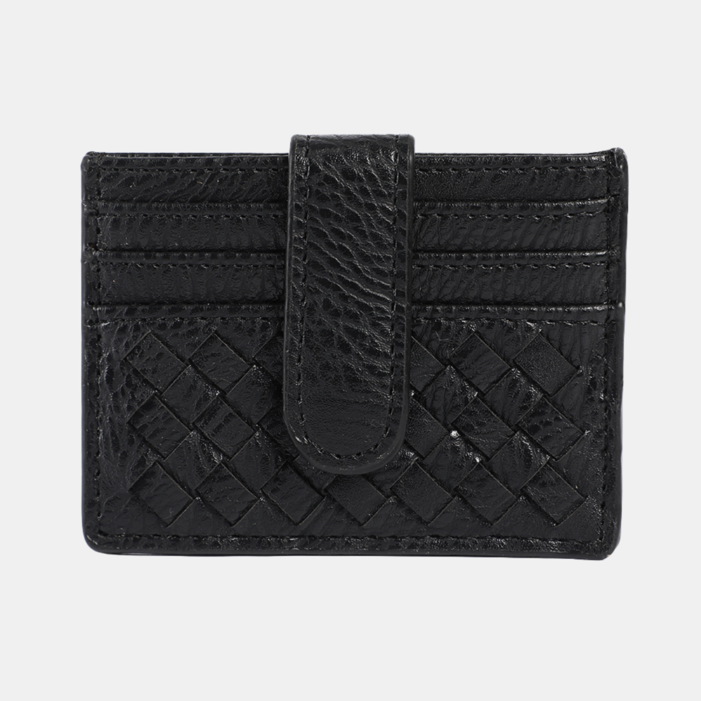 Skye Card Holder Weave - Black