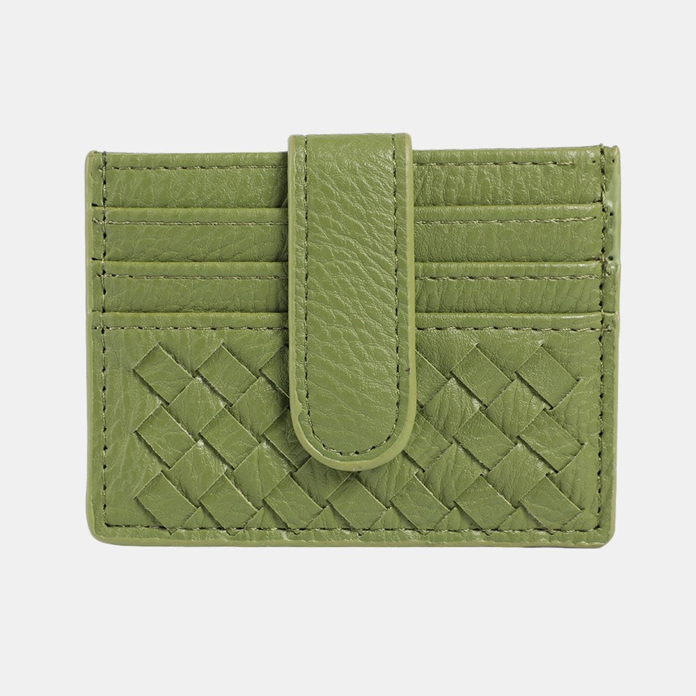 Skye Card Holder Weave - Green