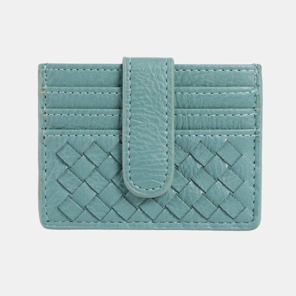 Skye Card Holder Weave - Blue
