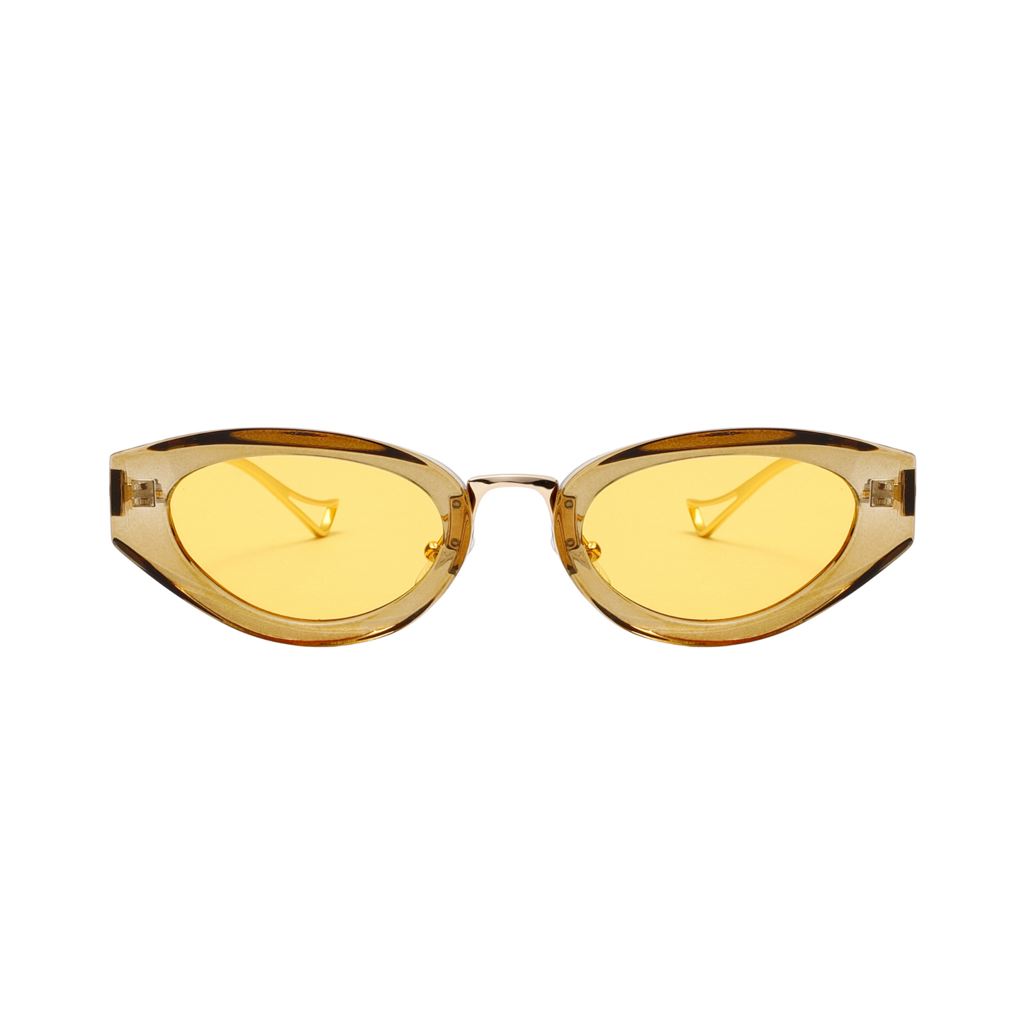 Brianna Sunglasses - Yellow Gold