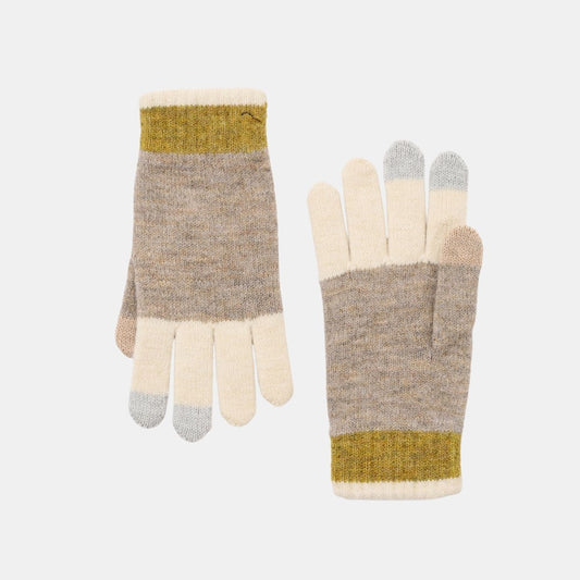 Noemi Glove - Olive Stripe