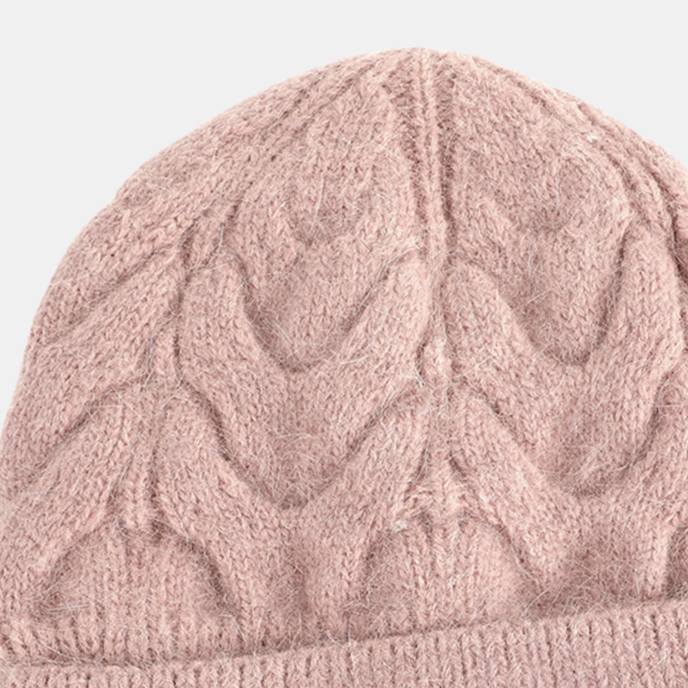 Davina Beanie Hat - Pink