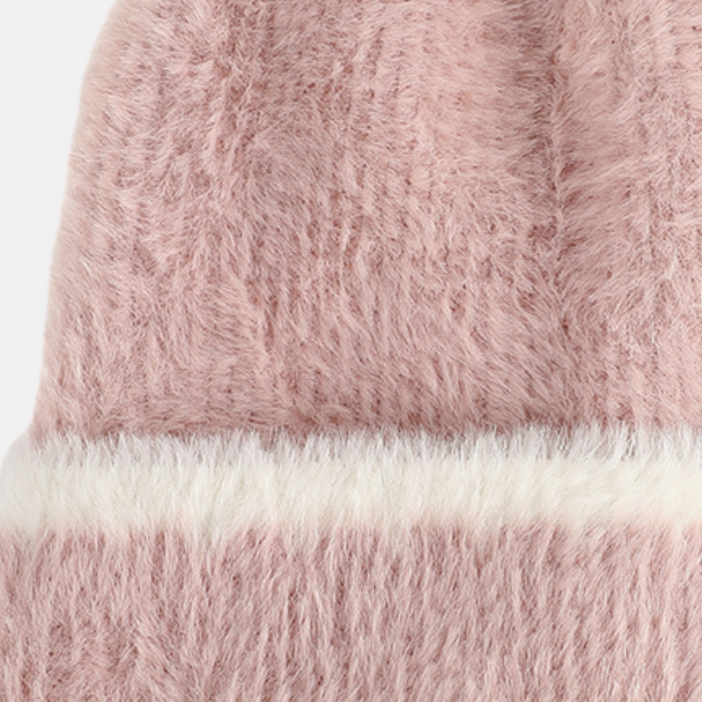 Eudora Beanie Hat - Pink