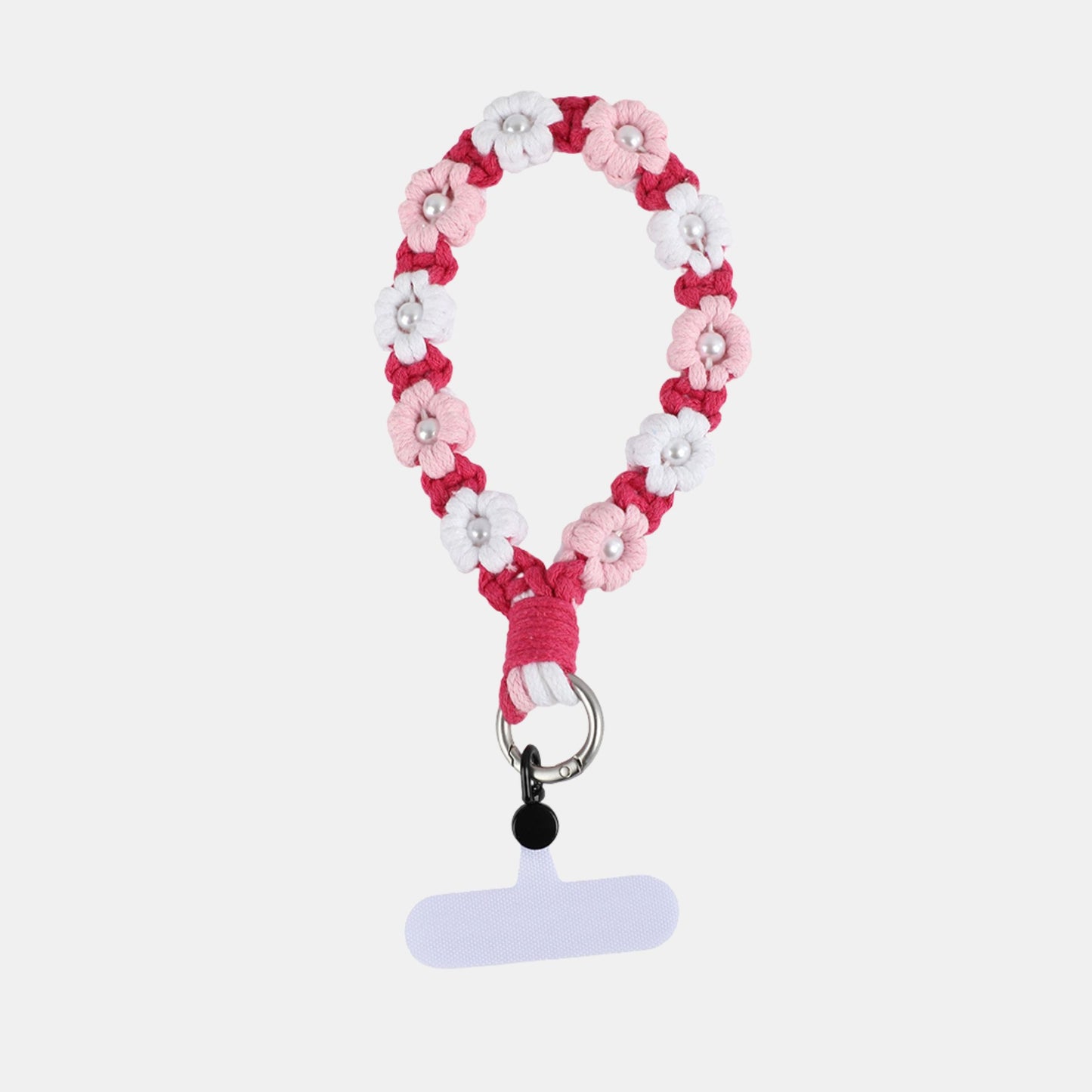 Nara Flowers Phone Chain - Short - Rose Red