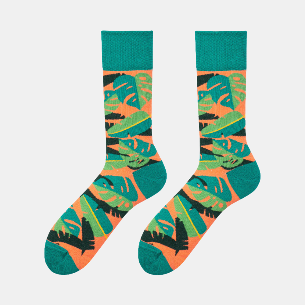 Socks - Green - Leaf