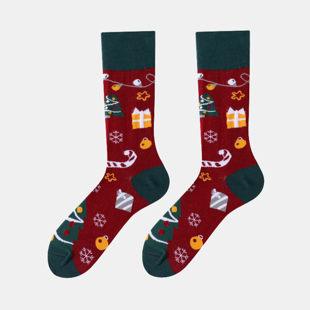 Socks - Red - Christmas