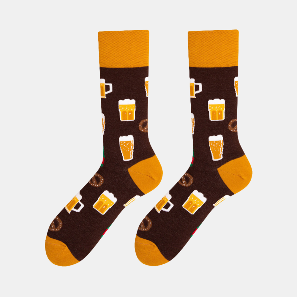 Socks - Brown Mustard - Beer