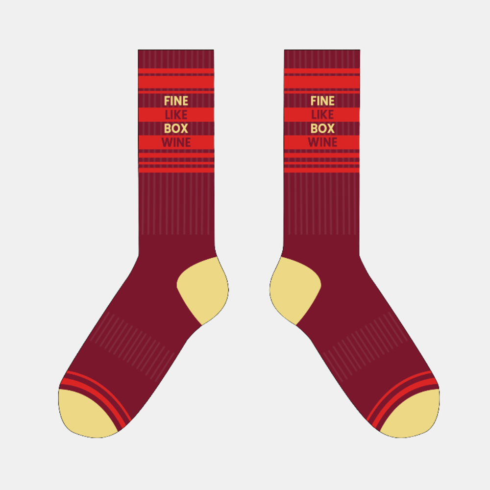 Socks - Wine - Fine Like Box Wine