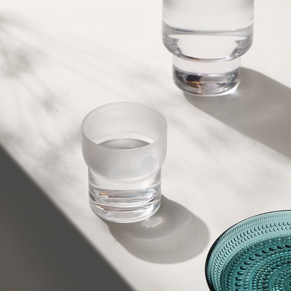 Poppy Glass Cup - Clear