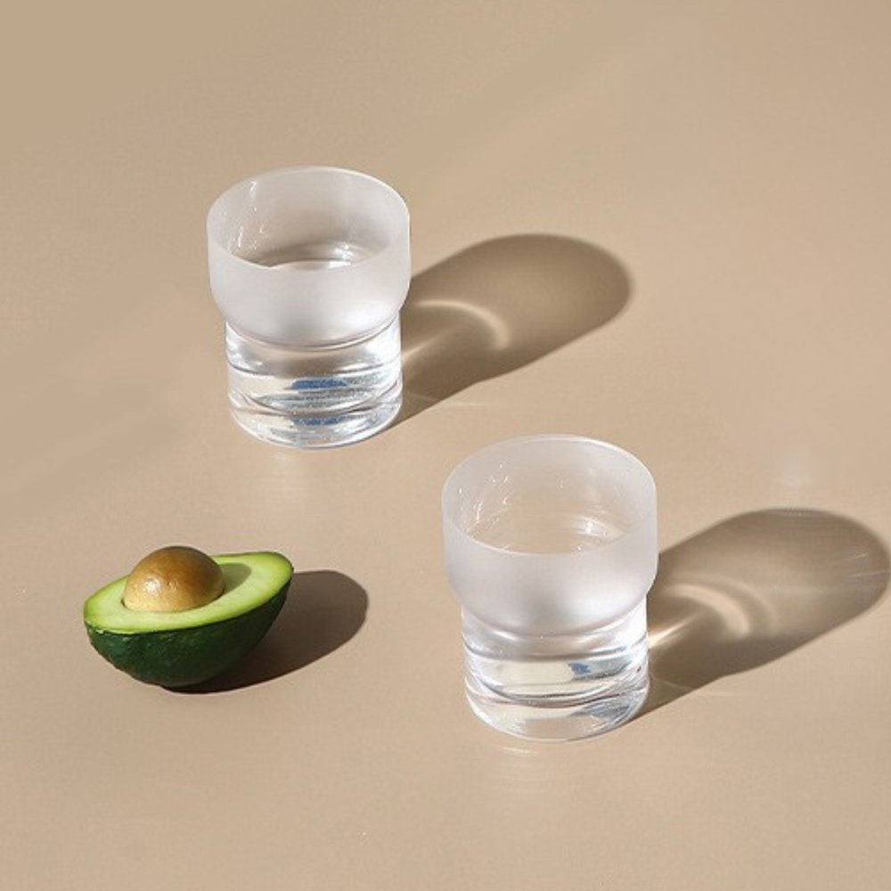 Poppy Glass Cup - Clear