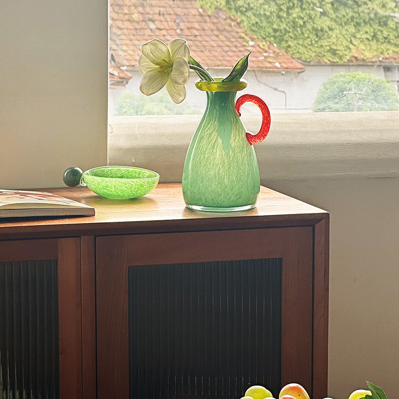 Bella Glass Vase - Mint Green