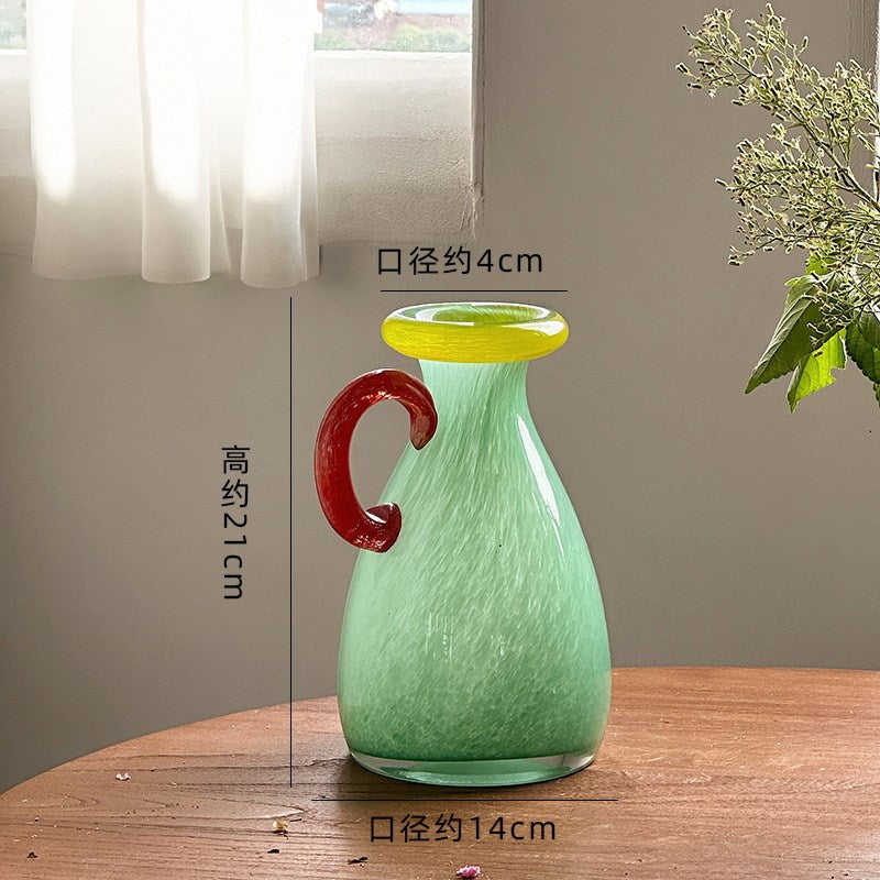 Bella Glass Vase - Mint Green