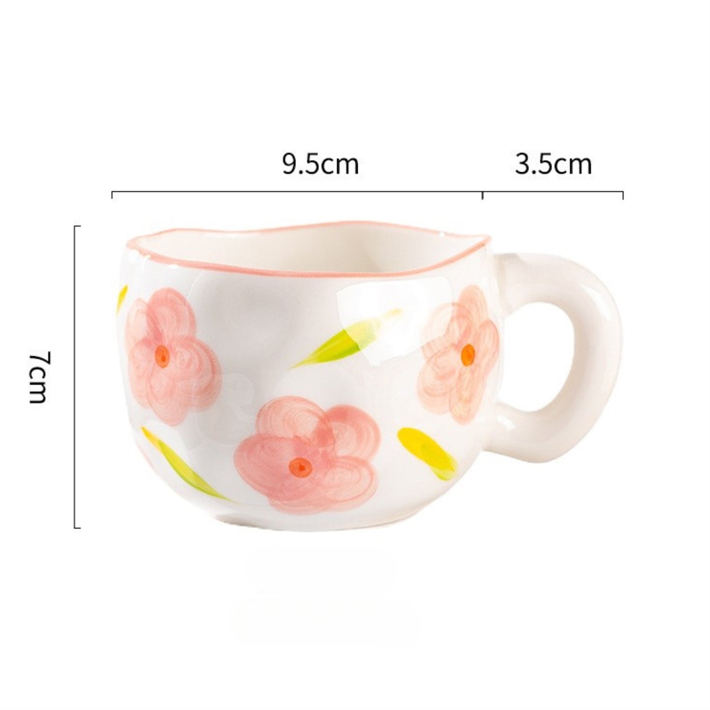 Elanor Mug - Floral Pink