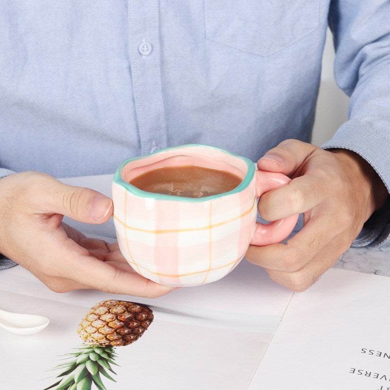 Alice Mug - Check Pink