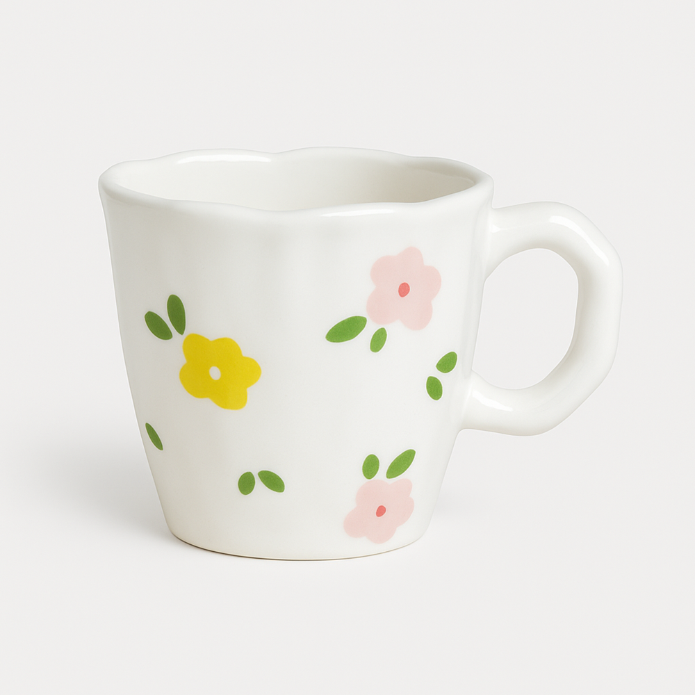 Naya Ceramic Mug - Flowers