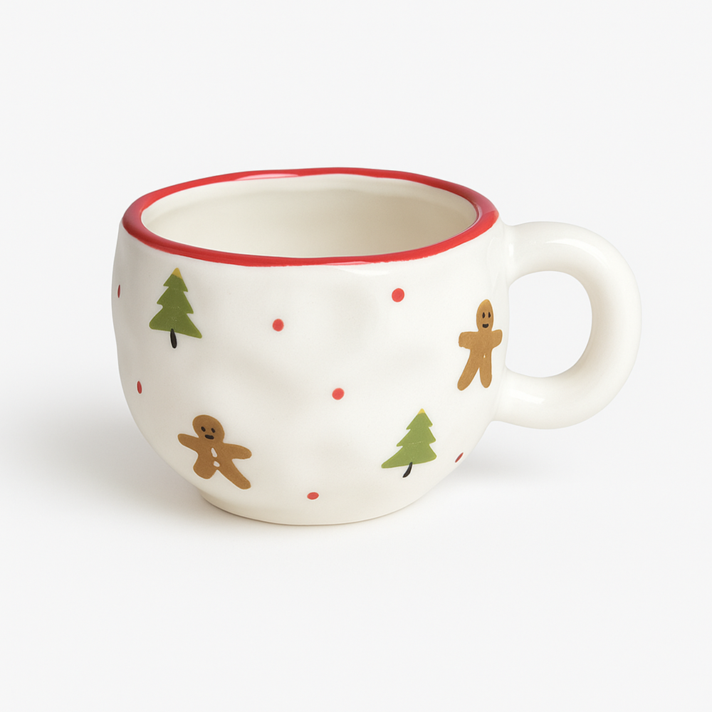 Yuna Ceramic Mug 260ml - Xmas