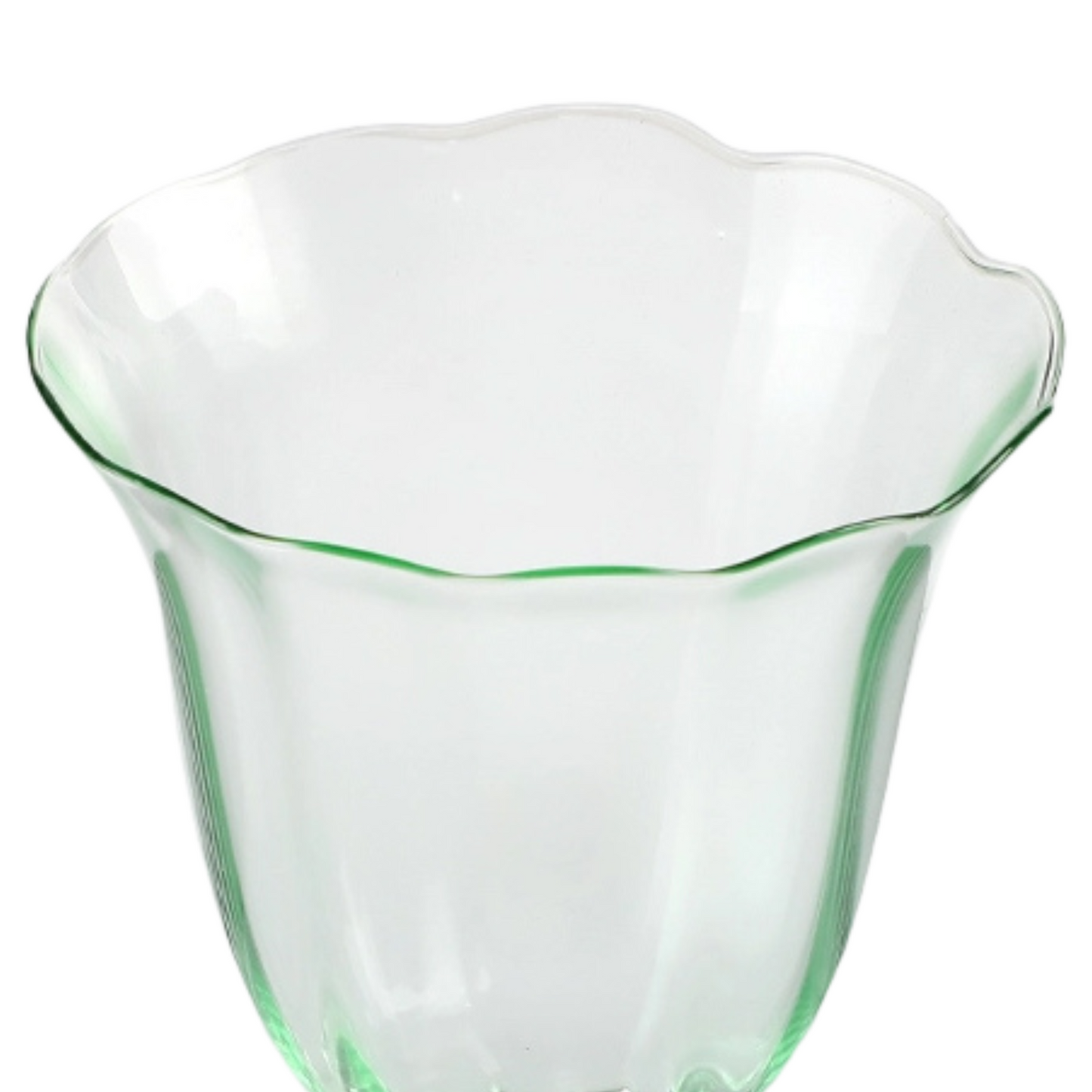 Elle Wine Glass 400ml - Light Green